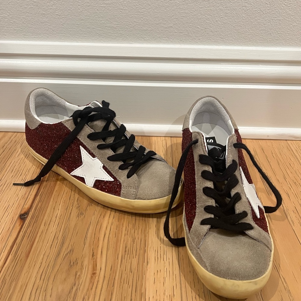 Golden goose all star tennis shoes